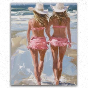 Two Women on the Beach