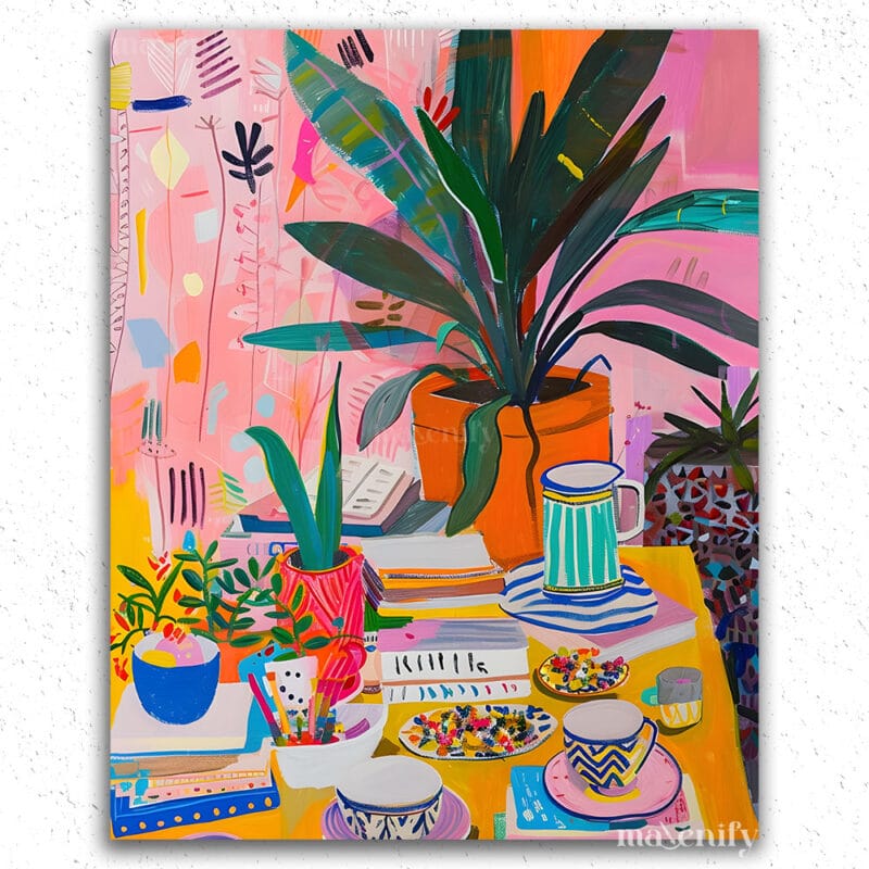Colorful Dining Table