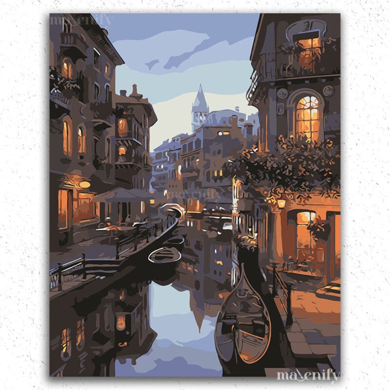 River in The City - Paint by Numbers