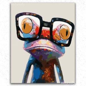 Cute Frog - Paint by Numbers