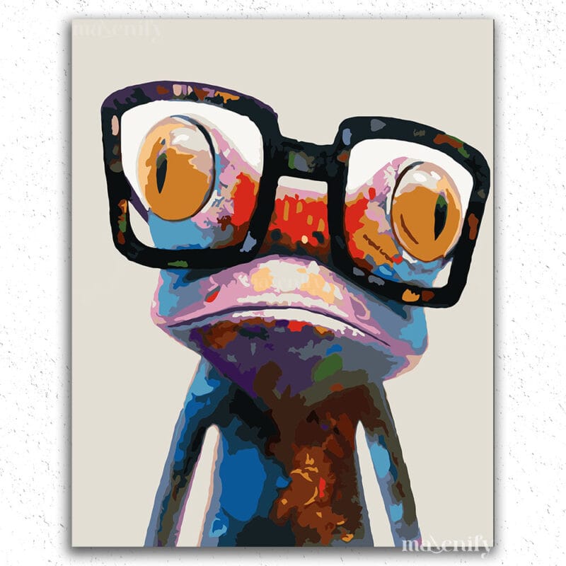 Cute Frog - Paint by Numbers