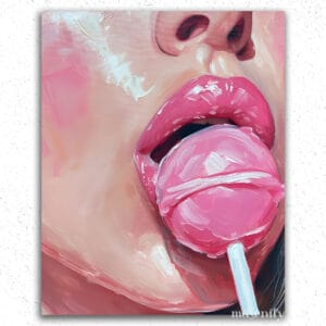 Girl and Lollypop