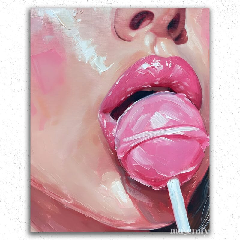 Girl and Lollypop