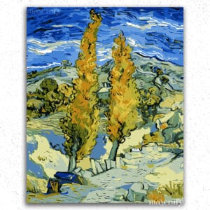 Trees in Winter - Paint by Numbers