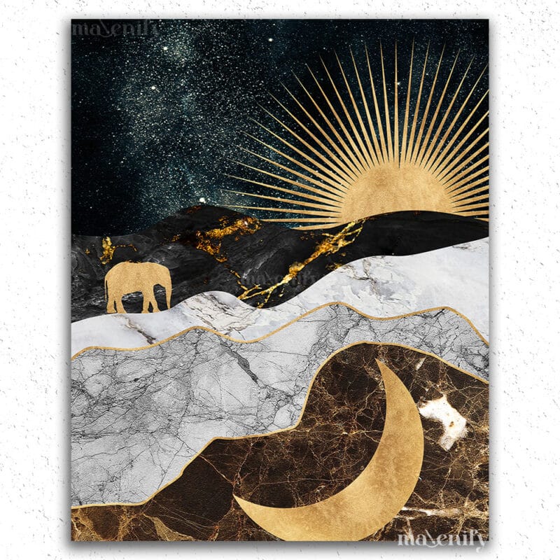 Sun Moon and Mountains