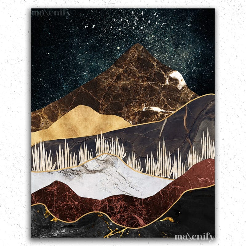 White and Golden Mountains