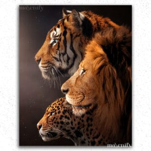 Lion, Tiger and Leopard