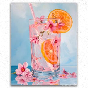 Drink and Flowers