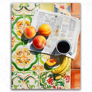 Fruits on a Paper