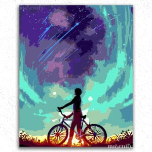 Cyclist - Paint by Numbers