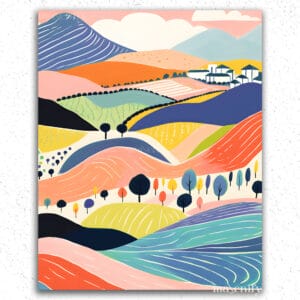 Colorful Mountains Bohemian