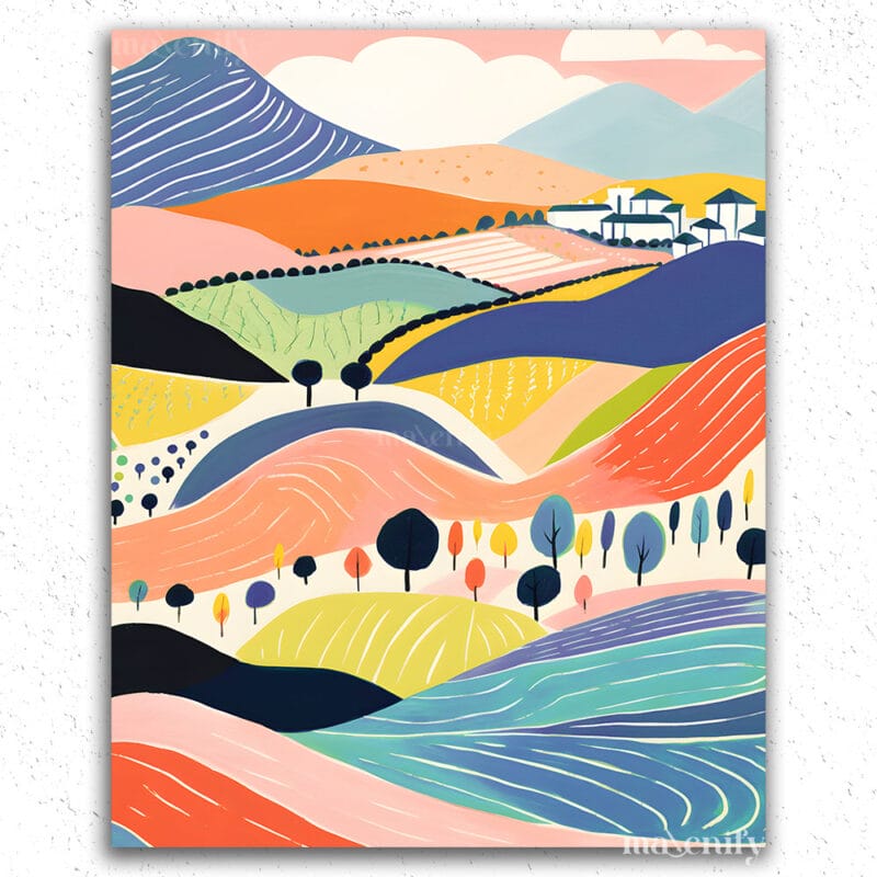 Colorful Mountains Bohemian