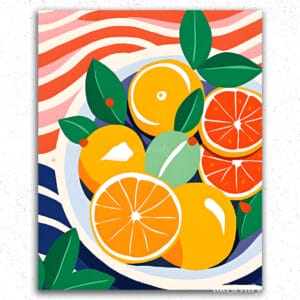 Fruits in a Plate