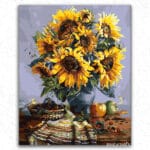 Sunflowers in Vase