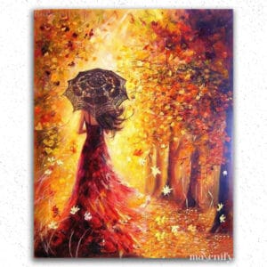 Girl in Autumn