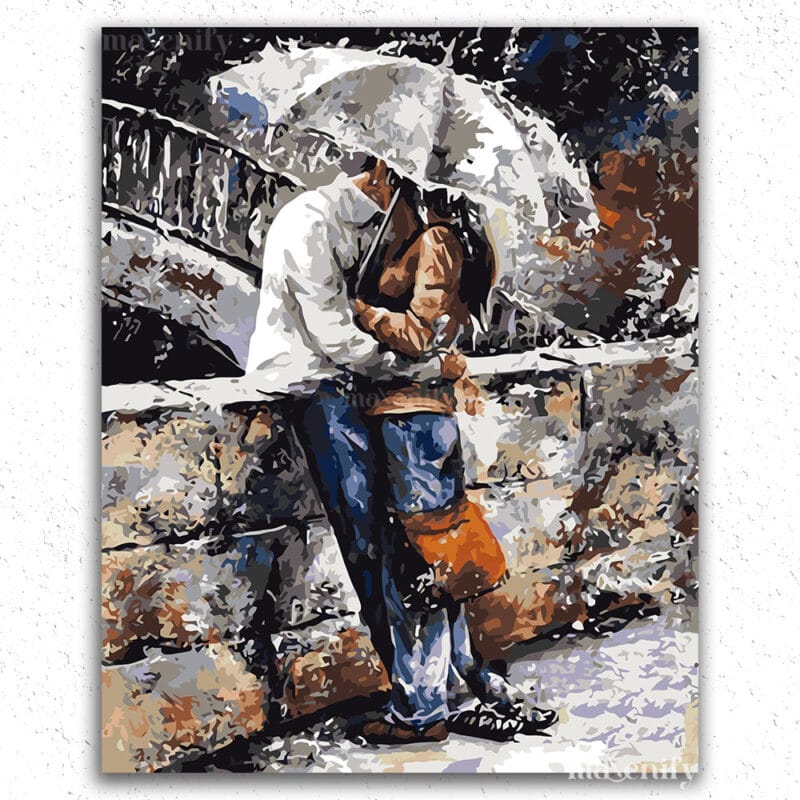 Couple in Rain