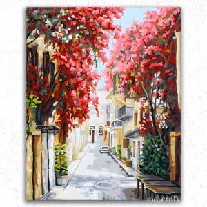 Beautiful Street and Flowers