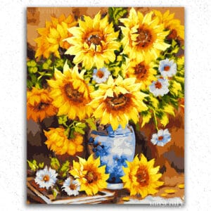 Sunflowers in Vase