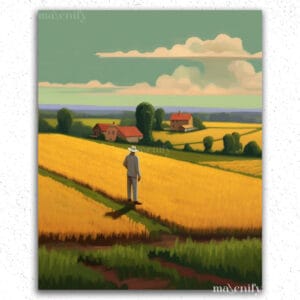 Golden Fields - Paint by Numbers