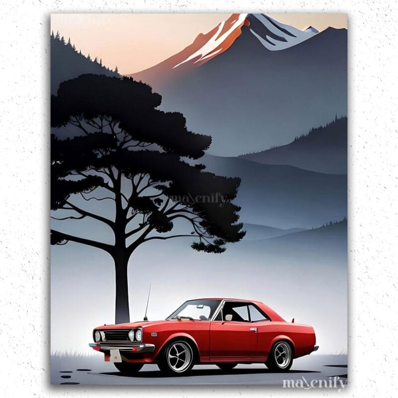 Red Vintage Car