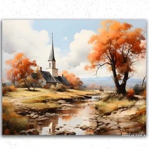 Church Near River