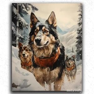Dogs in Alaska