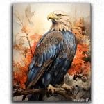 Vibrant Eagle in Alaska