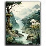 River in Mountains