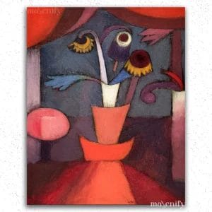 Autumn Flower (1922) by Paul Klee