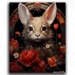 Flowers and Rabbit