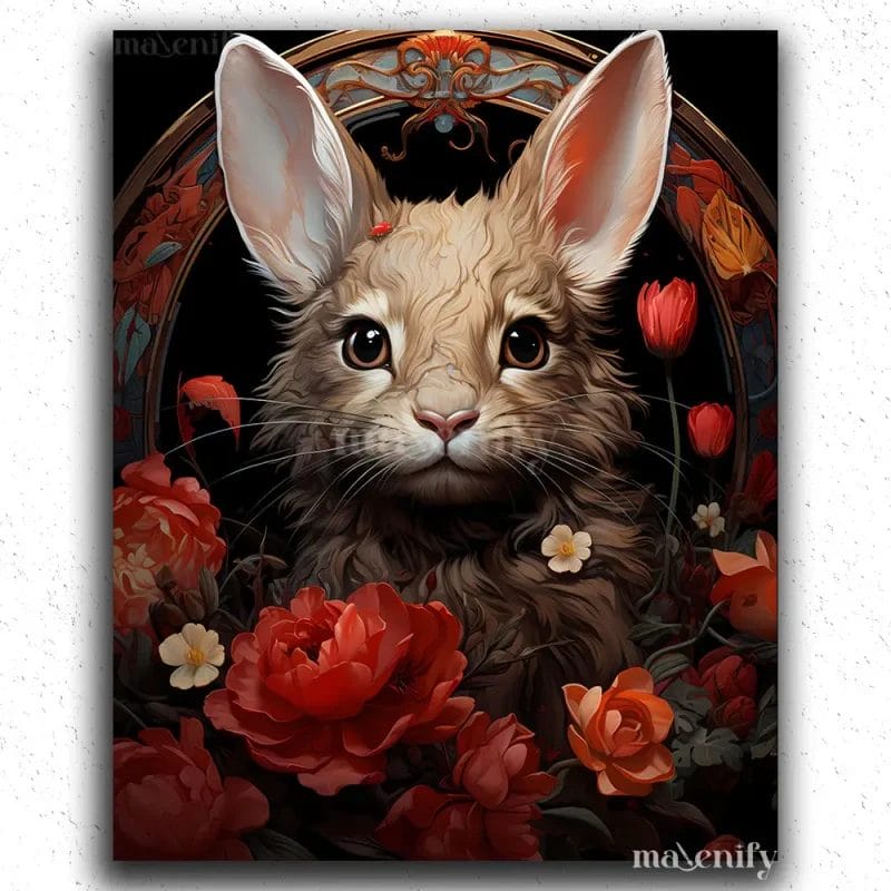 Flowers and Rabbit