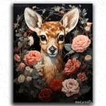 Deer in Flowers