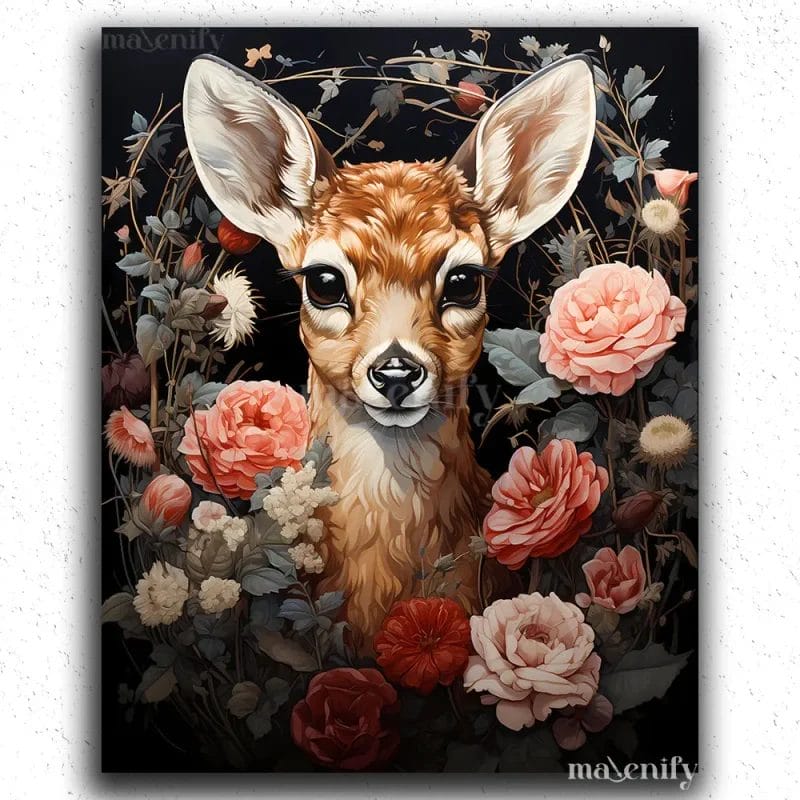 Deer in Flowers