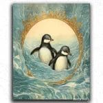 Two Baby Penguins