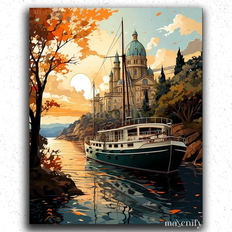 Ship in Barcelona