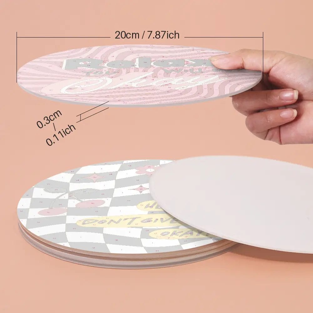 Cool Quotations Placemats (6 Pieces) - Paint by numbers 3 - Paint by Numbers Cool Quotations Placemats (6 Pieces) - Paint by numbers