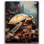 Turtle in Californian Sea