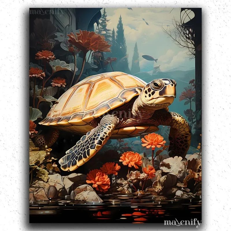 Turtle in Californian Sea