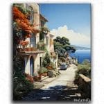 Beachside Road in California