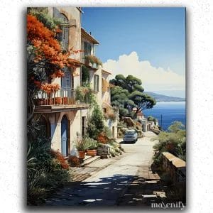Beachside Road in California