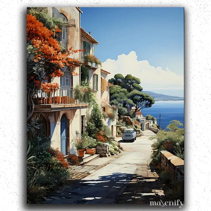 Beachside Road in California