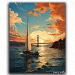 Boat in Californian Sea