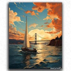 Boat in Californian Sea