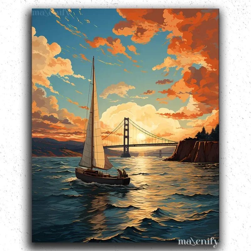 Boat in Californian Sea