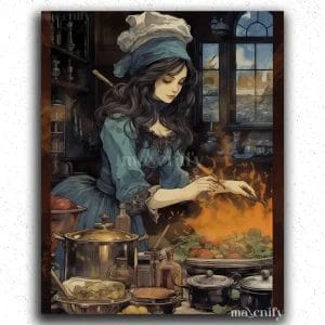 Witch in Kitchen