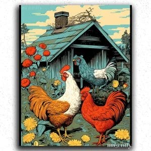 Cock and Hen