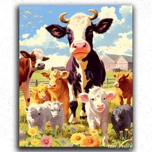 Cows in Farm