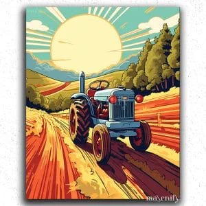 Tractor in Farm