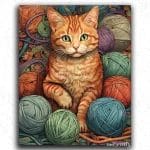 Knitting Kitten