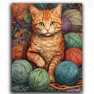 Knitting Kitten